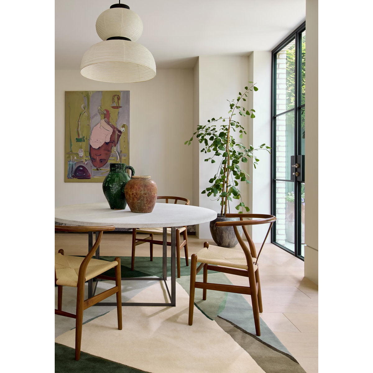Stravos Geometric Hand Tufted Carpet – view 4