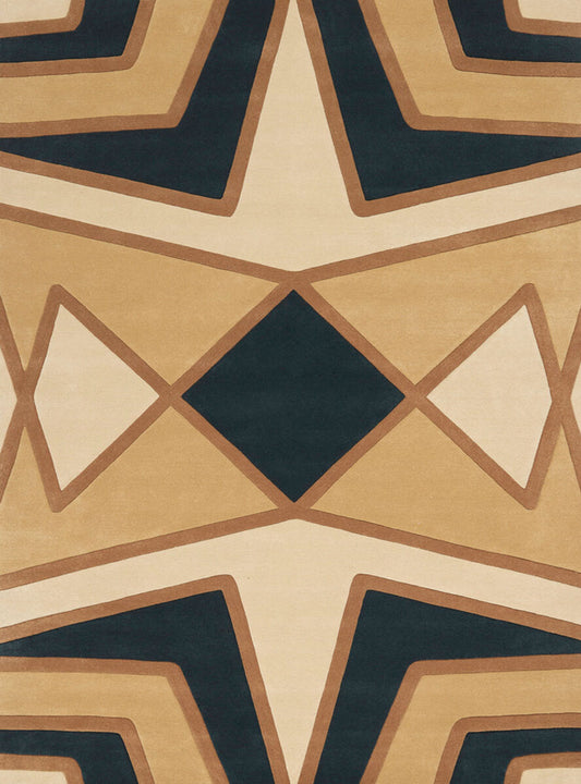Marcelli Geometric Hand Tufted Carpet