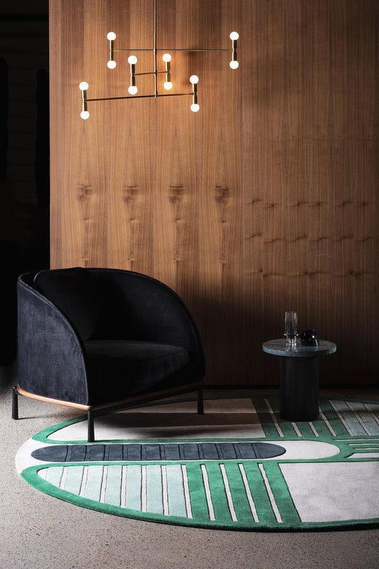 Eclipse Round Hand Tufted Carpet
