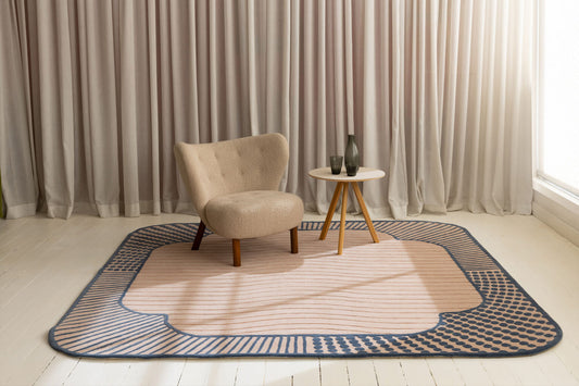 Lunaris Geometric Hand Tufted Carpet