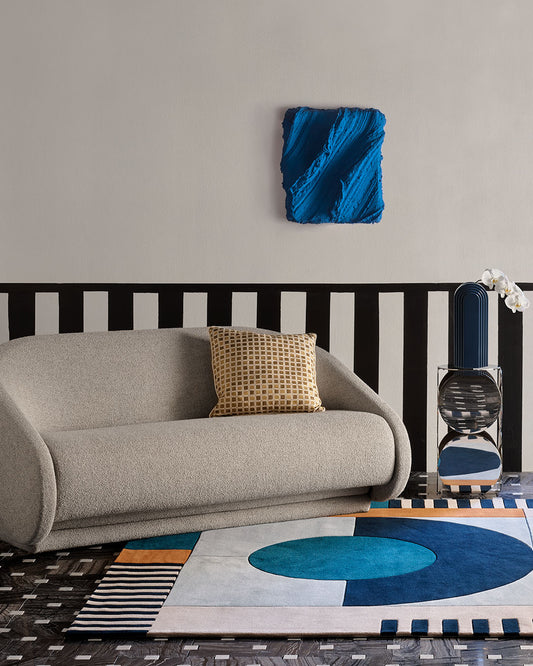 Solvira Geometric Hand Tufted Carpet