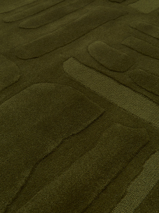 Cylora Geometric Hand Tufted Carpet