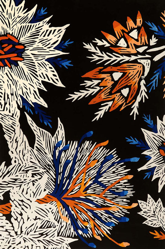 Emeris Floral Hand Tufted Carpet