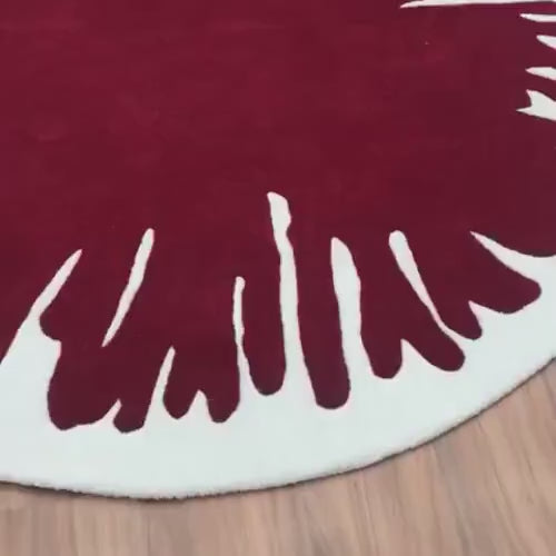 Mosaic Round Hand Tufted Carpet