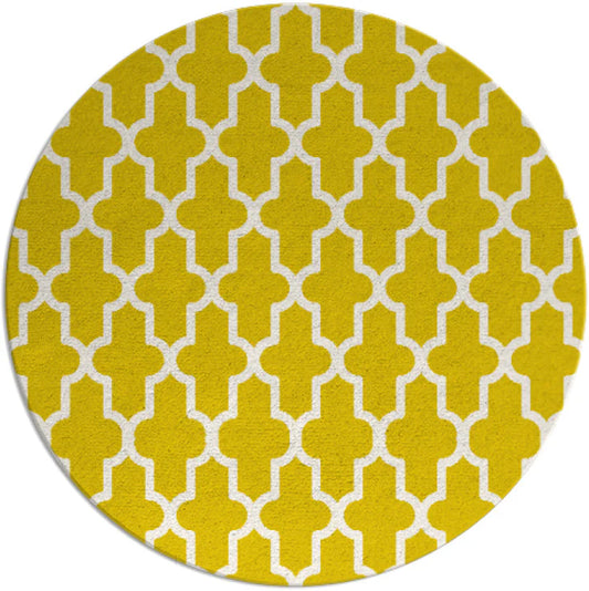 Indigo Round Hand Tufted Carpet