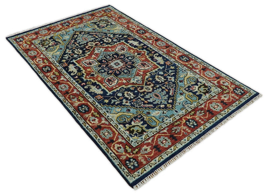 Ocean Hand Knotted Rug